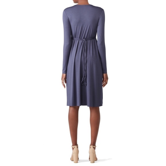 RACHEL PALLY • Slate Blue Long Sleeve Maternity Dress - Picture 3 of 5